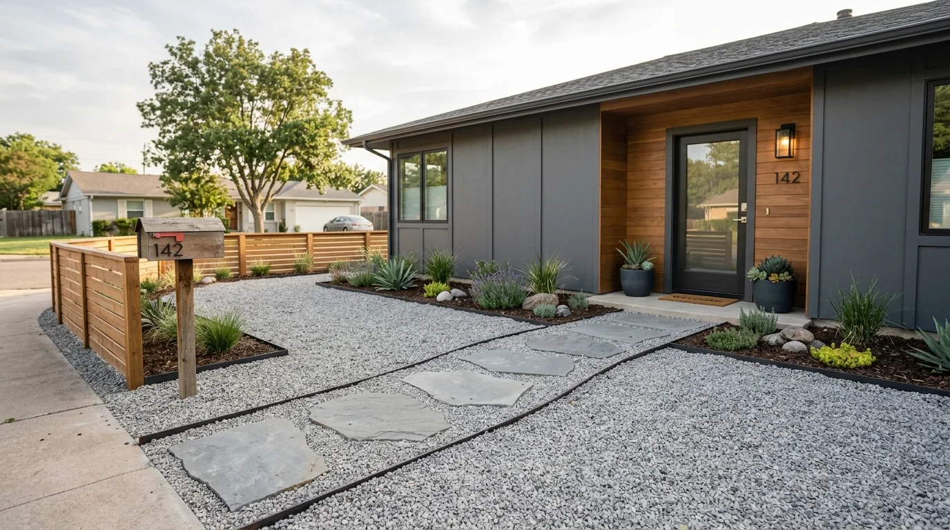 Small Shrub Planting by the Entry
